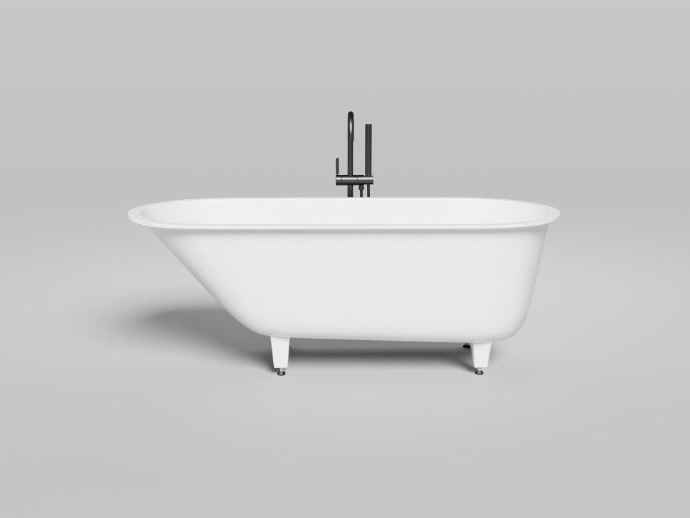 Ванна встраиваемая ORNELLA 170x70 KIT покраска по RAL полностью S-Stone Матовое