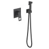 Смеситель встроенный с гигиеническим душем Timo Briana 7189/03SM черный