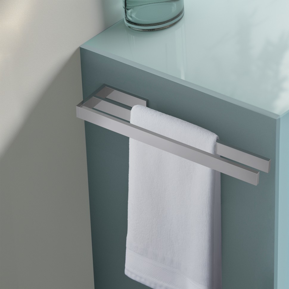 Полотенцедержатель двойной Timo Petruma 15252/13 никель