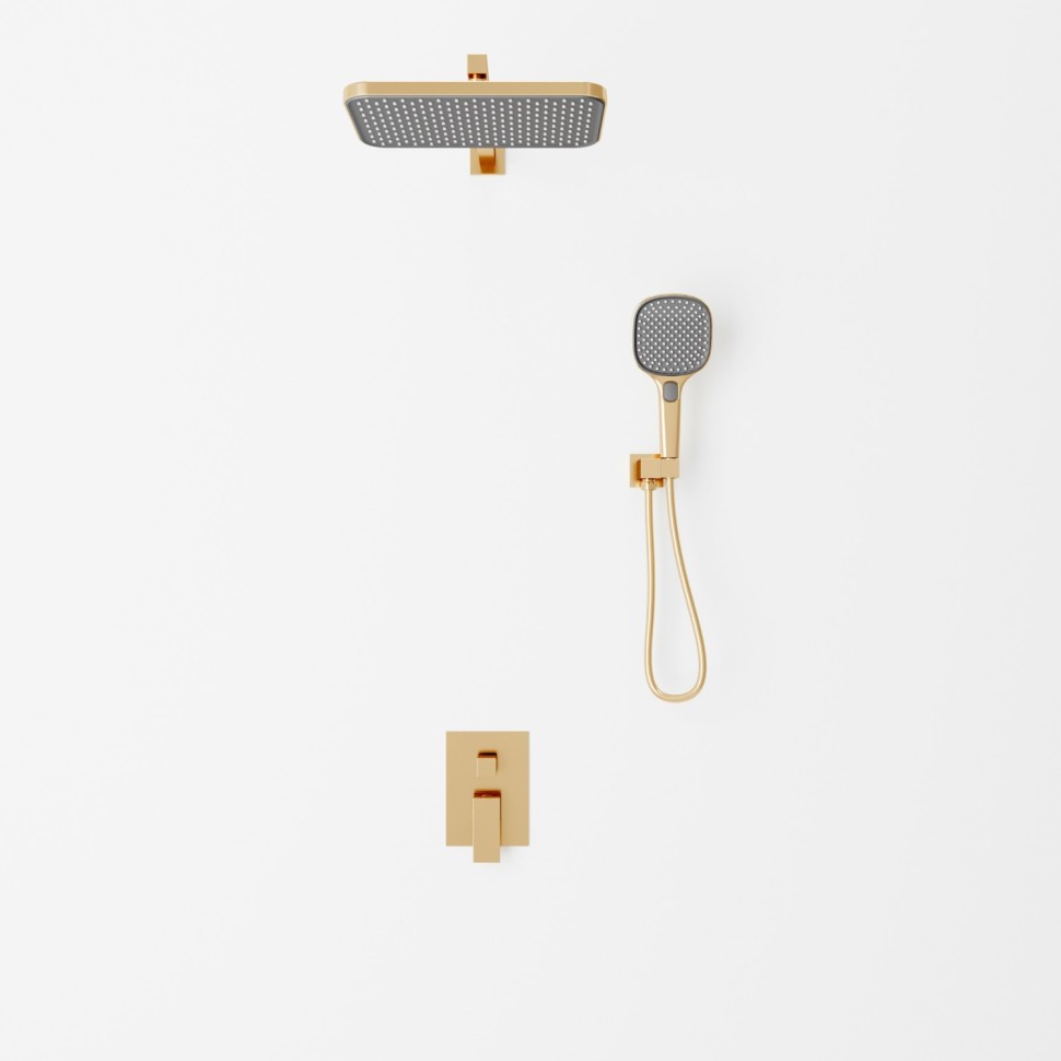Встраиваемая душевая система AVELLA, Золото брашинг
