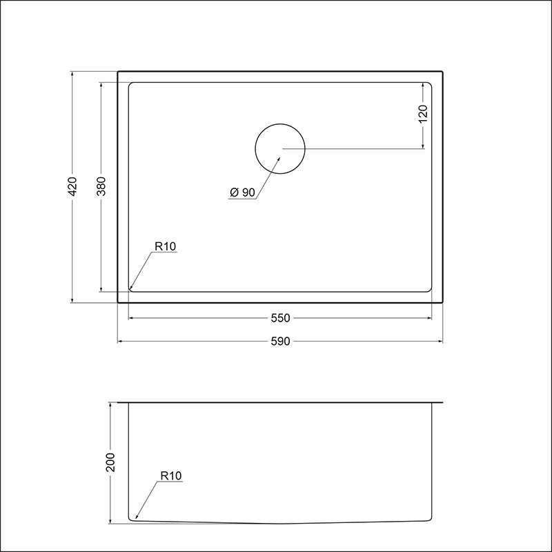 Мойка EMAR EMB-132 EMB-132 PVD Nano Satine