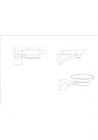 Мыльница стекло 70004