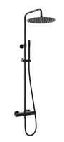 Душевая система MILLEAU Tissage ML8075BK.DT-GB (Cool touch) без излива, Черный глянец