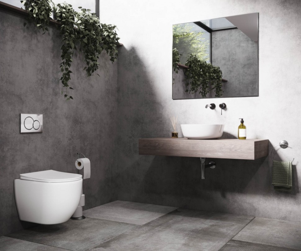 Подвесной унитаз Mia Rimless