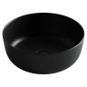 Раковина накладная круглая 356x356x135, цвет черный матовый