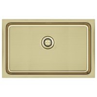 Мойка нерж. сталь VISTA 74, PM307444-LG, светлое золото, 740х440мм, Paulmark