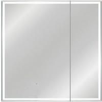 Зеркало STYLE LINE-шкаф "КВАРТЕТ 80*80" с подсветкой, сенсор на зеркале