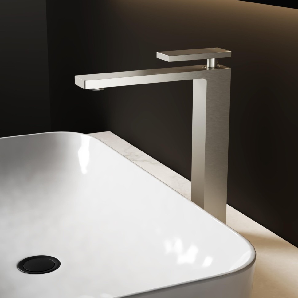 Смеситель для раковины Dice VBF-2DS2BN однорычажный, сатин