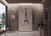 Душевая стойка VSFS-402MB, черный матовый