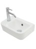 AQM5006L Умывальник с отверстием под смеситель. Левый. 375х245х135