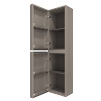 Шкаф Vincea Alto VSC-4A150MG-L подвесной, левый, 1500*404*350, светло-серый матовый