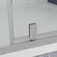 Боковая панель Veconi Ottimo SP CH, 800х1900 хром, стекло матовое