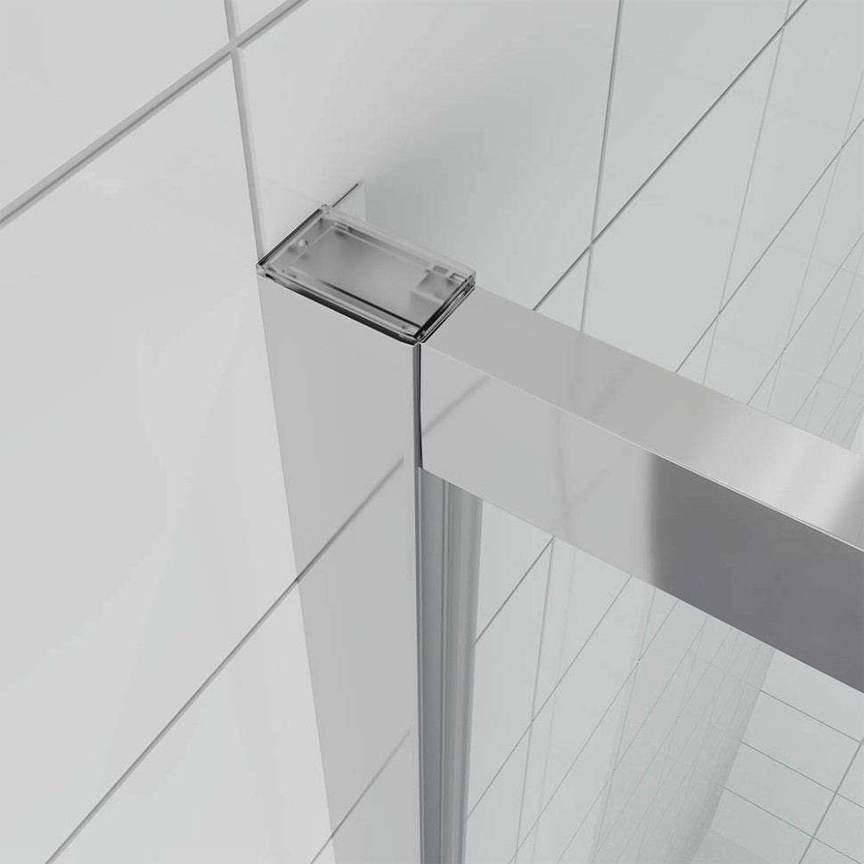 Боковая панель Veconi Ottimo SP CH, 800х1900 хром, стекло матовое