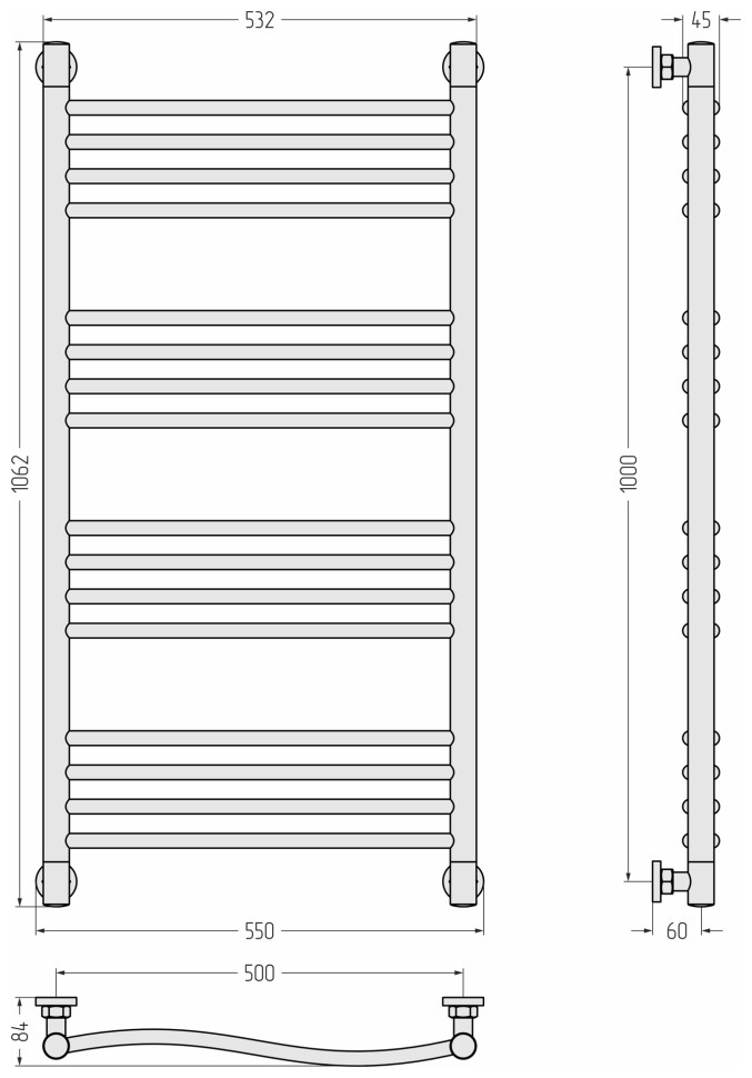 Флюид+ 1000х500