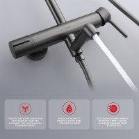 Душевая система Raglo для ванны и душа R20.24.09 Графит