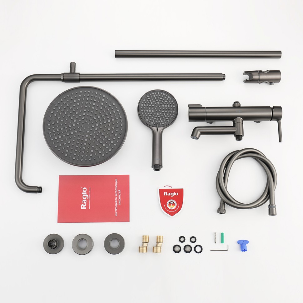 Душевая система Raglo для ванны и душа R20.24.09 Графит