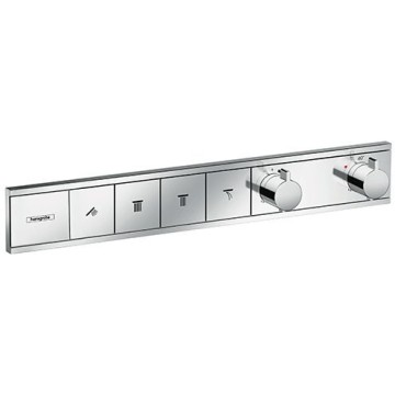 Термостат Hansgrohe RainSelect для душа, 4 источника, внешняя часть, цвет: хром 15382000
