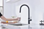 Смеситель для кухни Galant, антрацит, Ga213077-AN, Paulmark