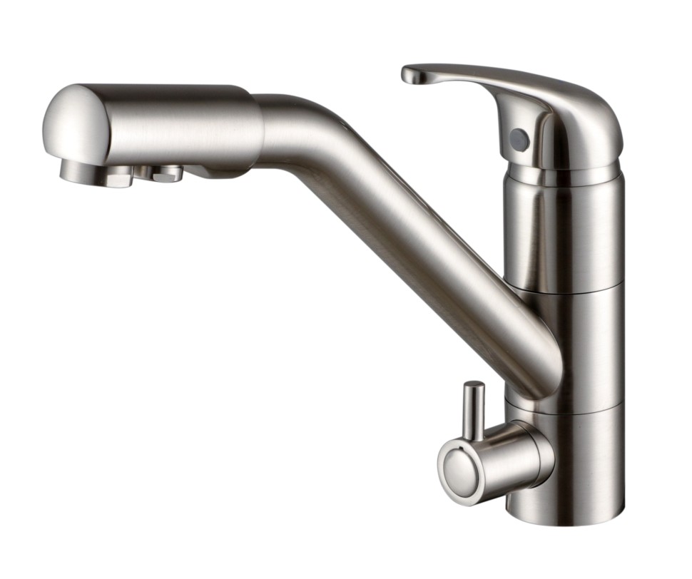 Смеситель для кухни HESSEN, никель, He213017-NI(BS), Paulmark