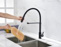 Смеситель для кухни Halt, антрацит, Ha214021-401 (AN), Paulmark