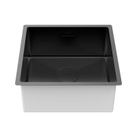 Мойка нерж. сталь NEXT 44 UNI, PM214444-MBN, матовый черный, 440х440мм, Paulmark 1,2мм