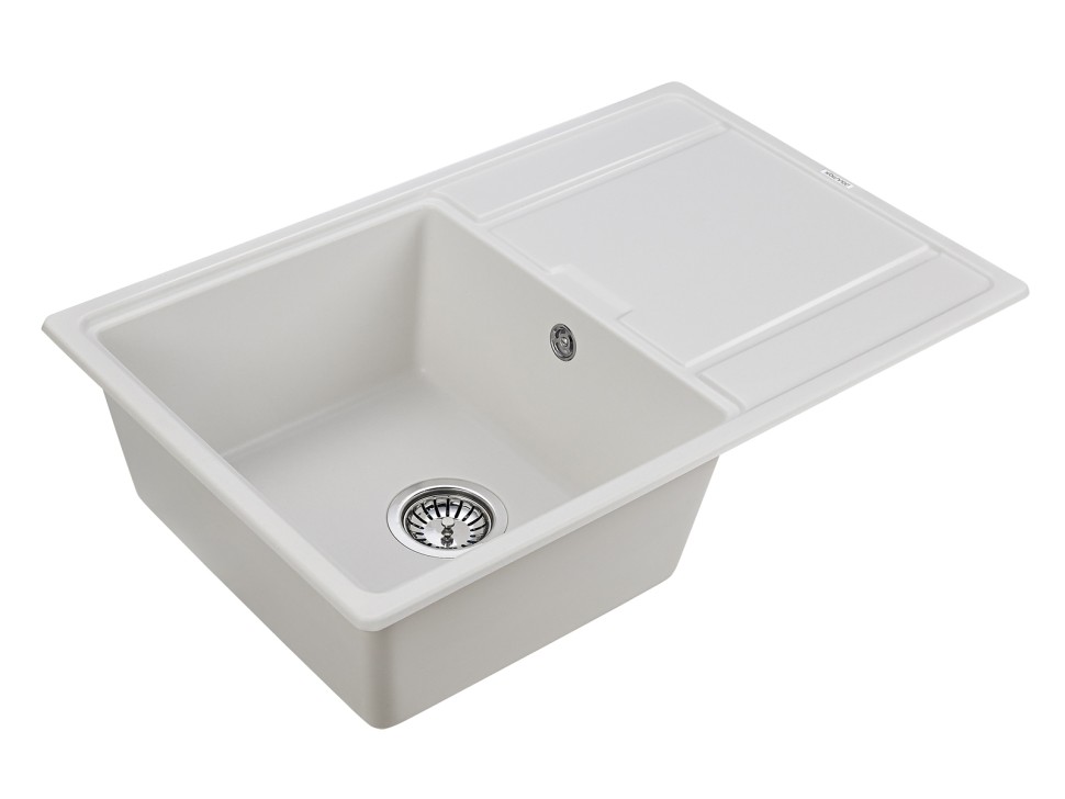Мойка FLUGEN 50-780, IT-GRANIT, PM217850-WH, белый, 780х500 мм, Paulmark