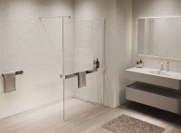 Душевая перегородка Walk-In VSW-1HR900CL, 900*2000, хром, стекло прозрачное