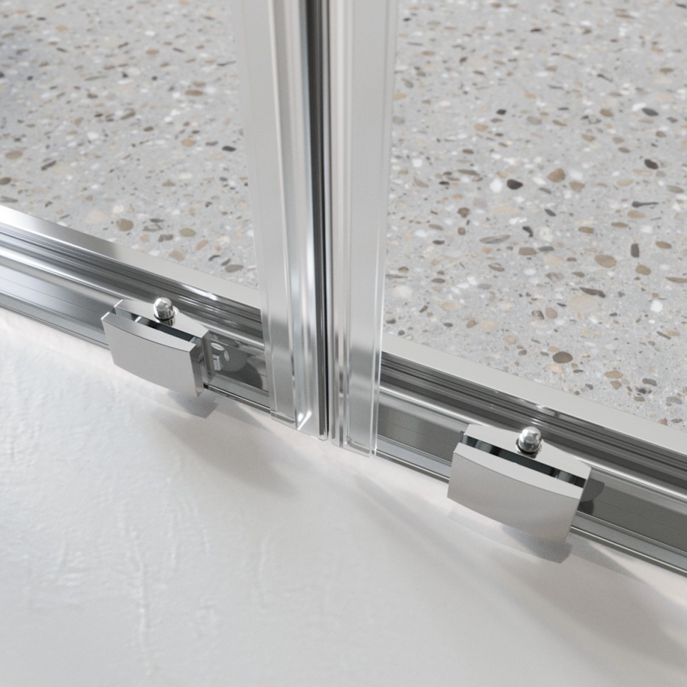 Душевая дверь BelBagno LUCE-BF-2-140-C-Cr