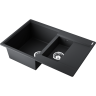 Кухонная мойка Omoikiri Daisen 78-2T-BL Tetogranit/черный