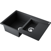 Кухонная мойка Omoikiri Daisen 78-2T-BL Tetogranit/черный