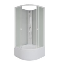 Душевая кабина Niagara Promo P100/40/MT/BK (100х100х195) 4 места
