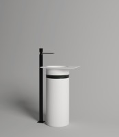 Раковина накладная NINFEA 02   покраска по RAL полностью 540х447х120 S-Stone Матовое