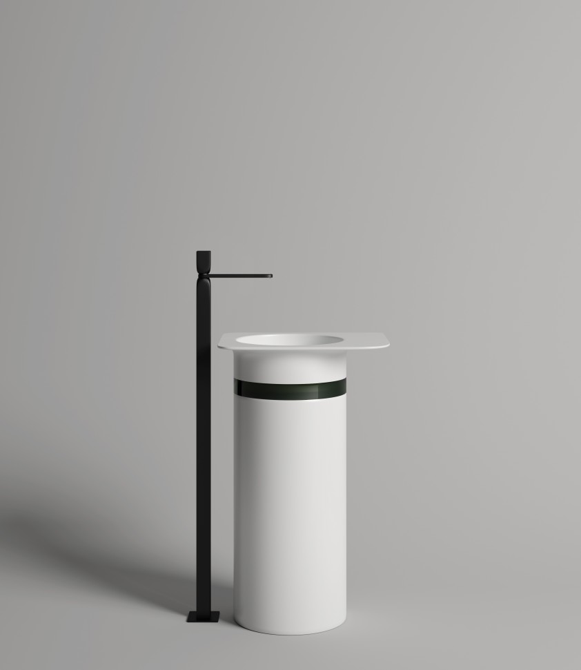 Раковина накладная NINFEA 02   покраска по RAL полностью 540х447х120 S-Stone Матовое