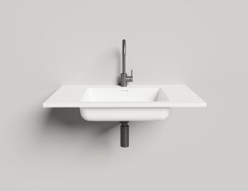 Раковина столешница ONDA 180 1800х500х140 S-Stone Матовое 1402202MF