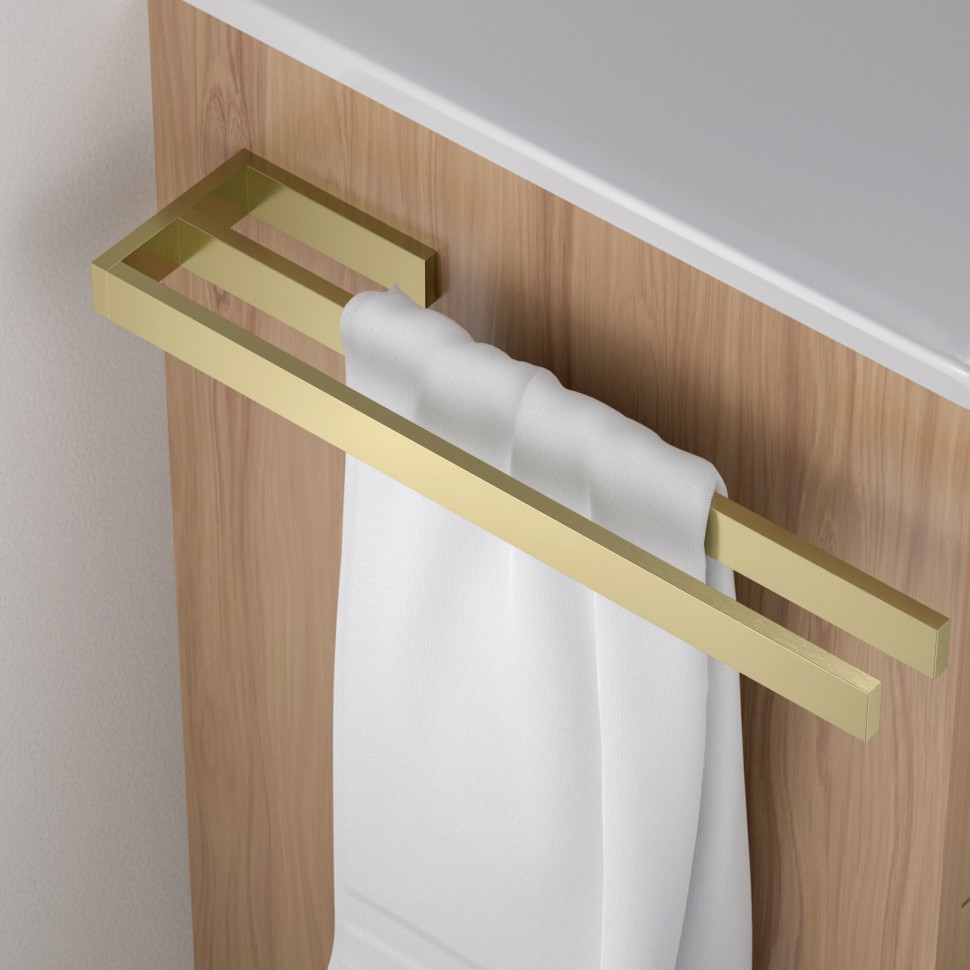 Полотенцедержатель двойной Timo Petruma 15252/17 золото матовое