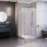 Душевой уголок Dolphin TN-31 (Прозрачное, 900x900)