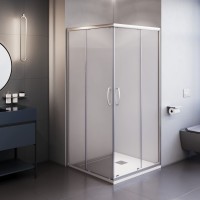 Душевой уголок Dolphin TN-31 (Прозрачное, 900x900)