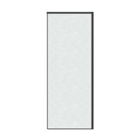 Боковая стенка Grossman Galaxy 200.K33.01.90.21.02 (90х195) черный матовый,стекло шиншилла, 1 место