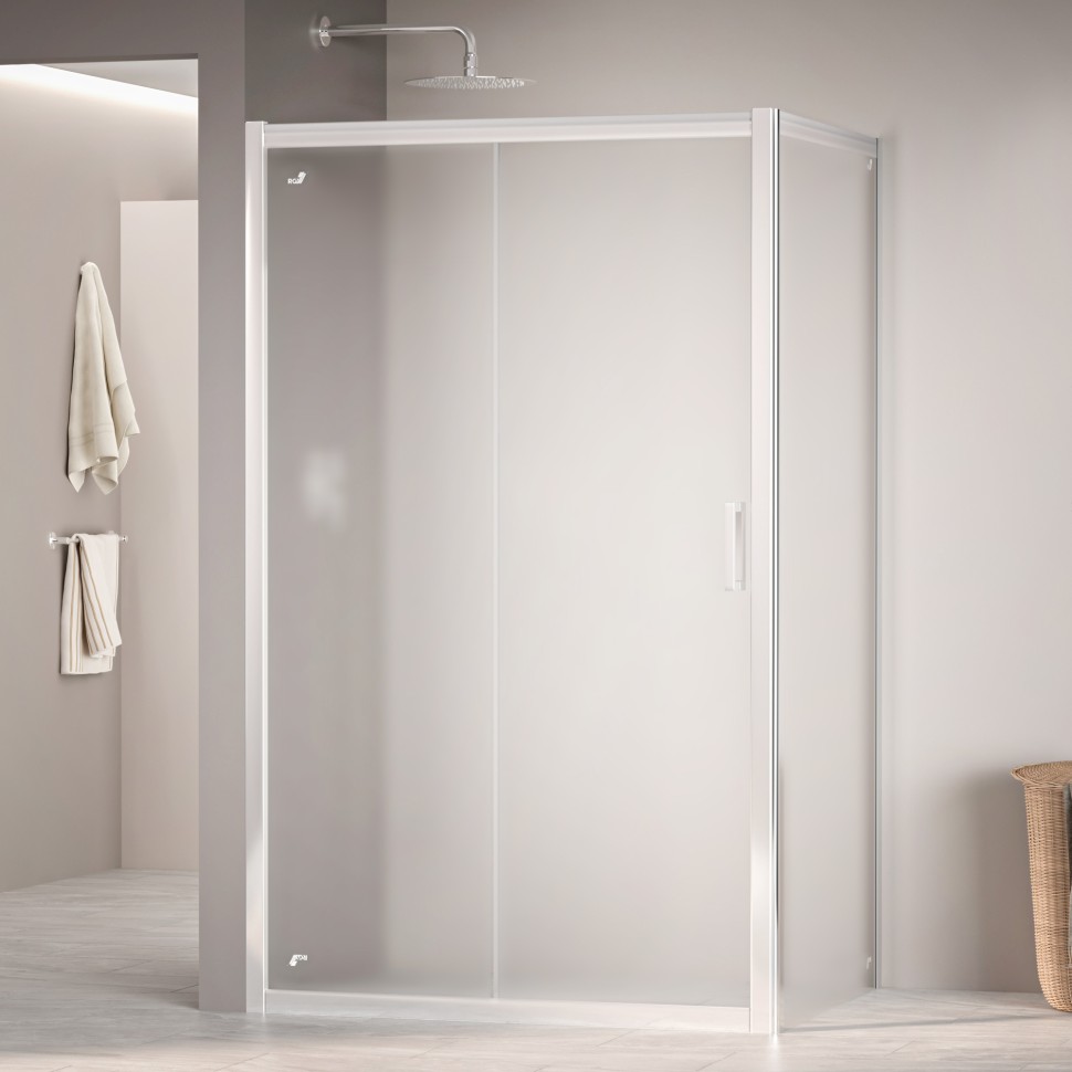 Душевой уголок RGW PA-045 (Матовое-Сатинат, 1000x900)