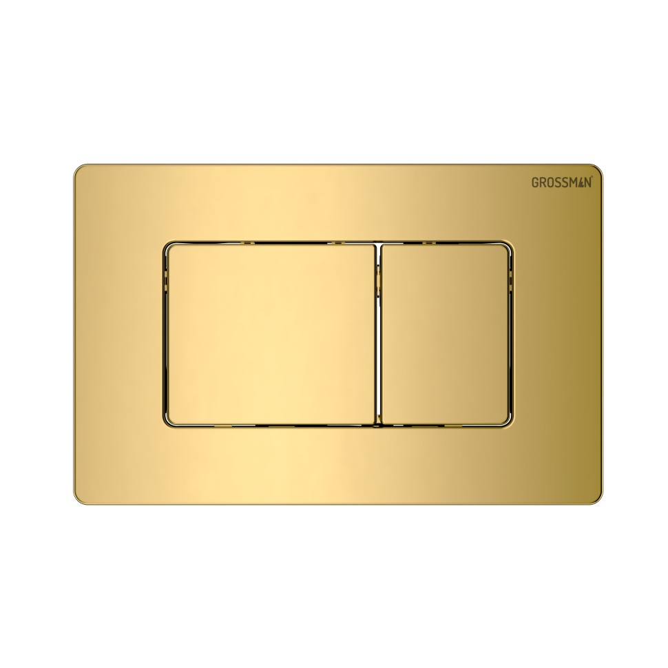 Комплект 3 в 1: Grossman инсталляция 900.K31.01.000+клавиша 700.K31.04.30M.30M золото глянцевый+унитаз GR-4414S, 3 места