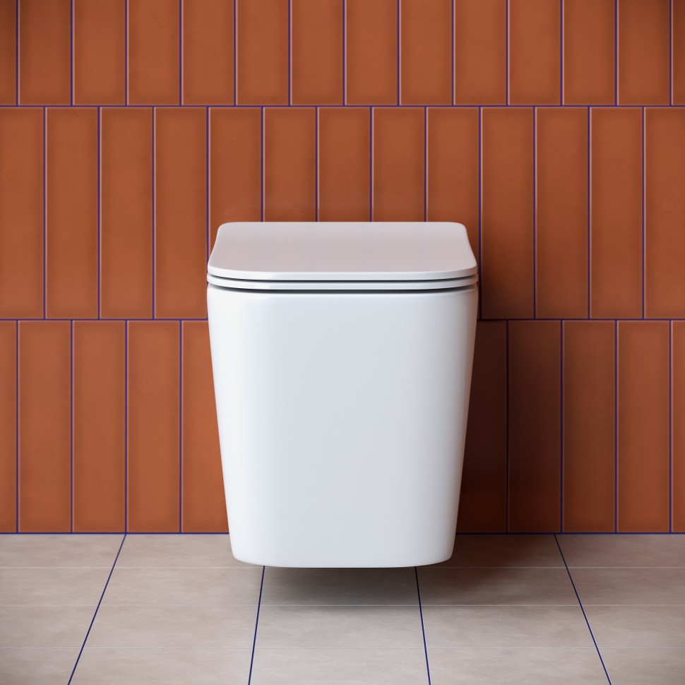 Подвесной унитаз Cubic Rimless