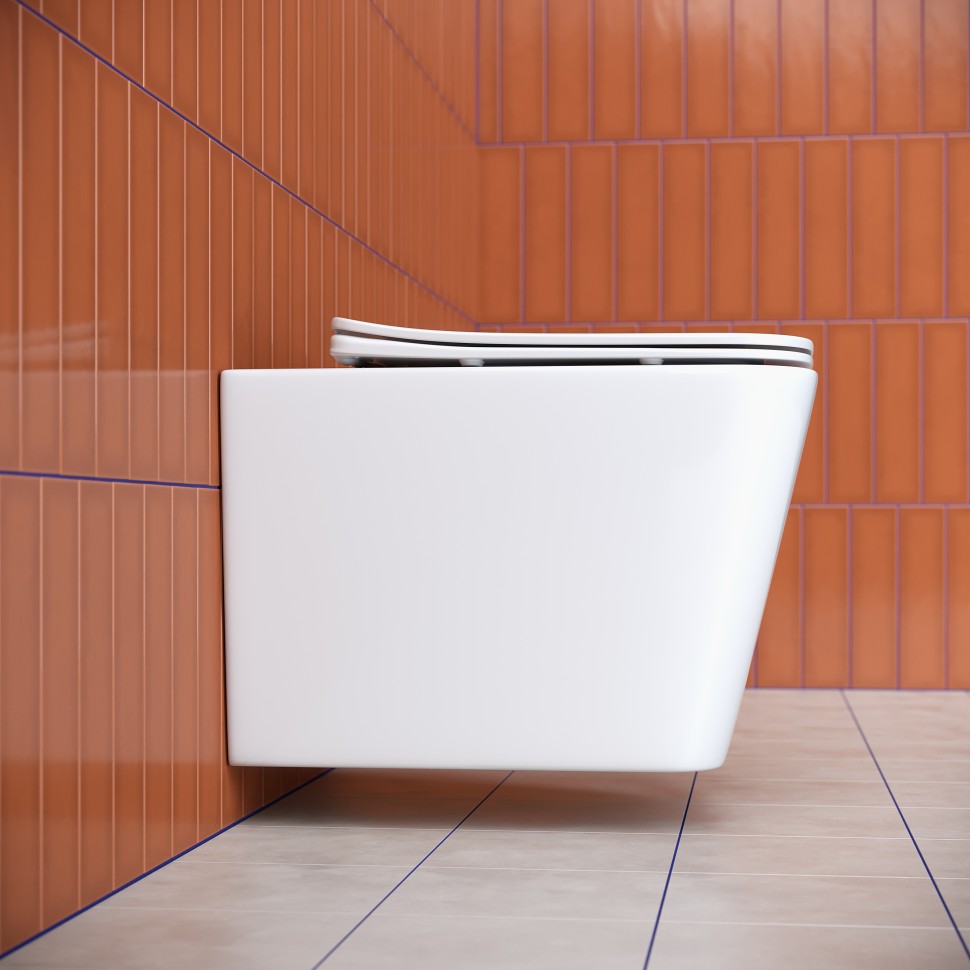 Подвесной унитаз Cubic Rimless