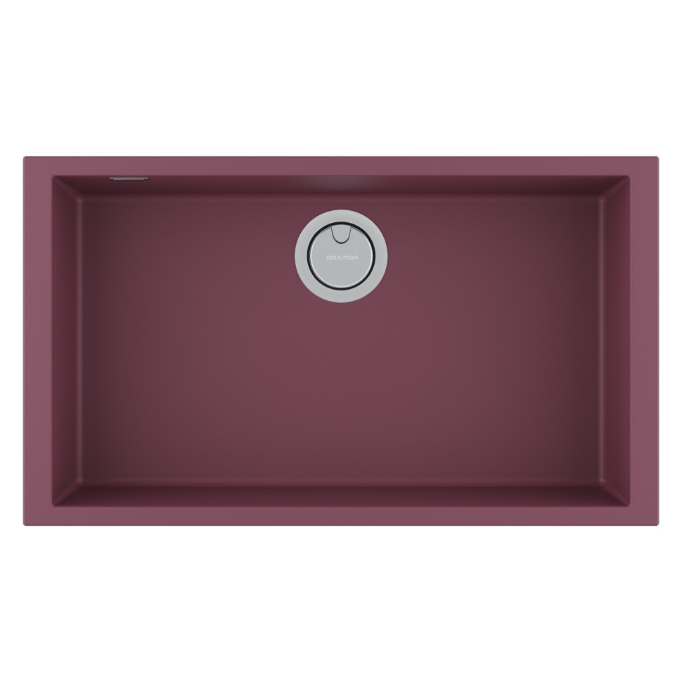 Мойка NEO CLASSIC 76, ACRYSTONE, PM967644-ME, MERLOT, 760х435 мм, Paulmark