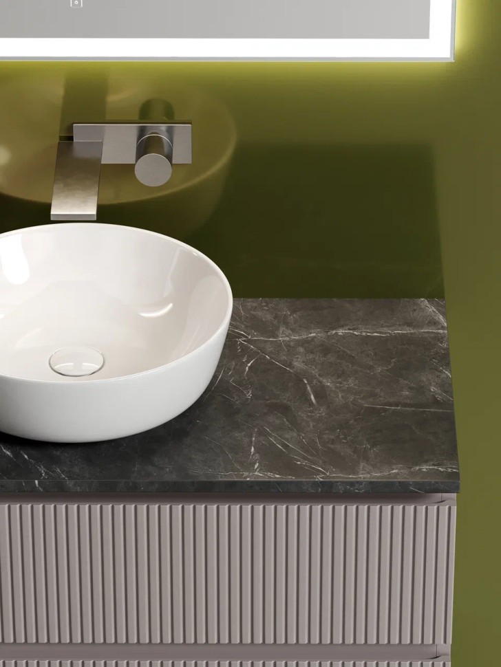 Тумба подвесная SANCOS Snob T 995х445х500, c двумя ящиками оснащенными доводчиками, Doha Soft, арт.SNT100SM