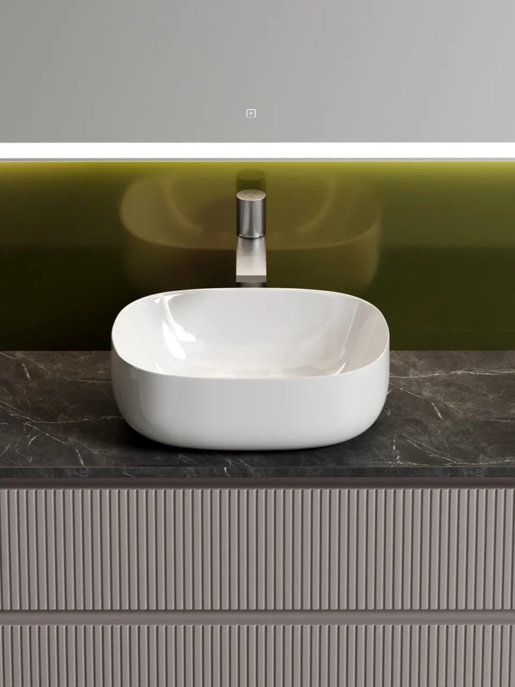 Тумба подвесная SANCOS Snob T 995х445х500, c двумя ящиками оснащенными доводчиками, Doha Soft, арт.SNT100SM