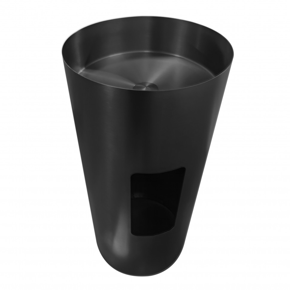 Раковина отдельностоящая ABBER Wasser Kreis AF2414MB черная матовая