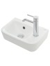 AQM5006R Умывальник с отверстием под смеситель. Правый. 375х245х135