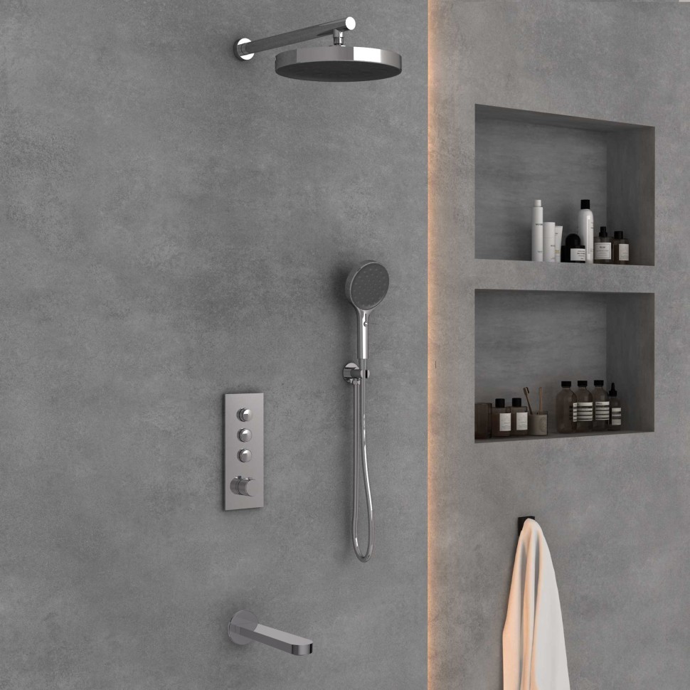 Душевой комплект Inspire VSFW-433TI5CH встраиваемый, хром