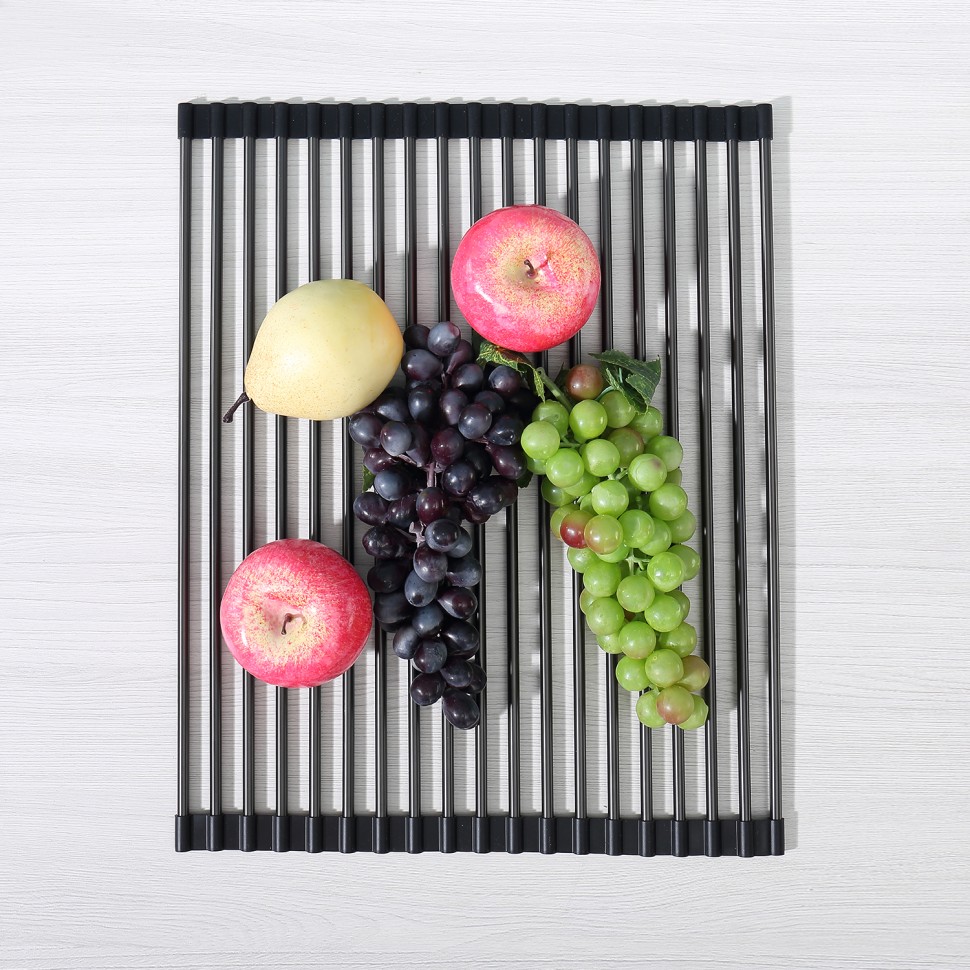 Сушилка для мойки 440*350мм(круглый) Raglo, графит