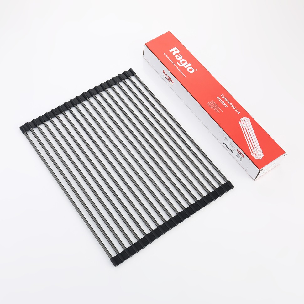 Сушилка для мойки 440*350мм(круглый) Raglo, графит